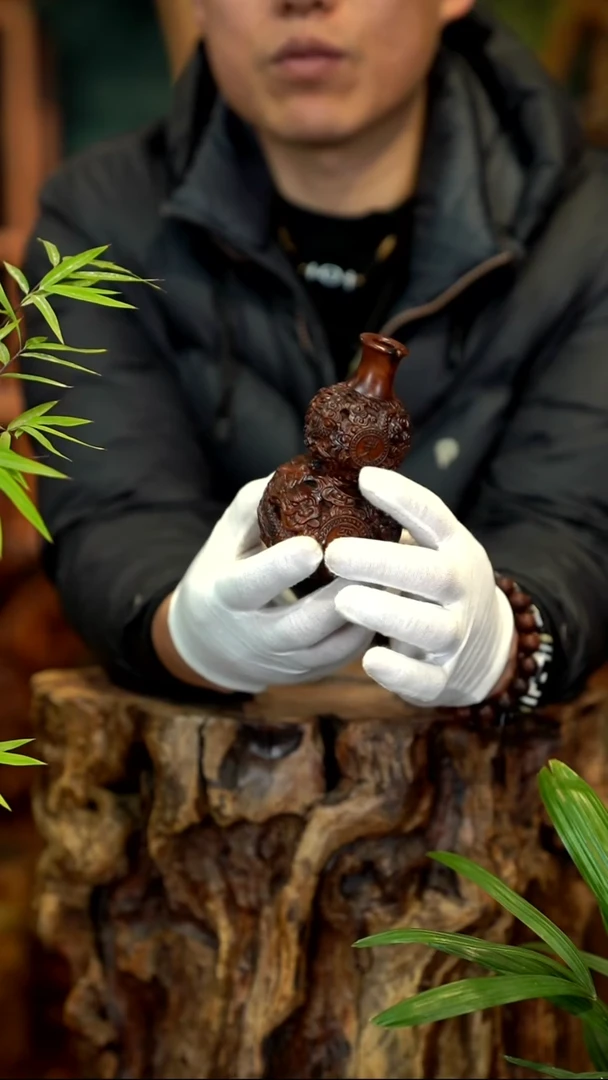 木雷击枣木盘龙葫芦