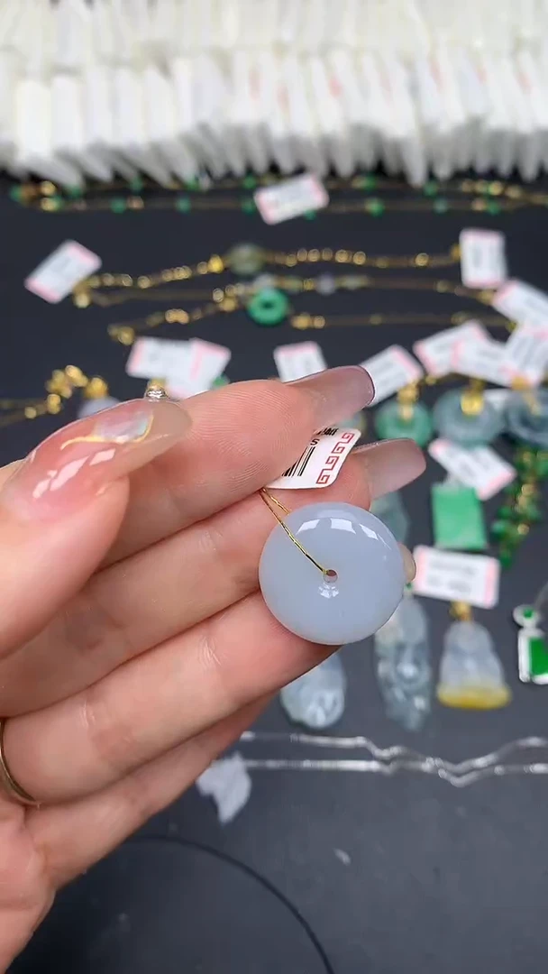 翡翠未镶嵌吊坠(不含链)MS193763