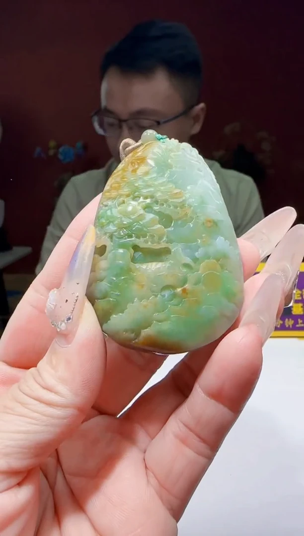 颈饰未镶嵌翡翠Q02484翡翠