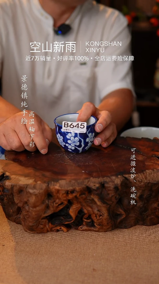 瓷片空山新雨高温瓷器645