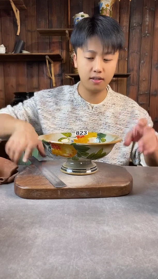 碗823新手工手绘开窑上新
