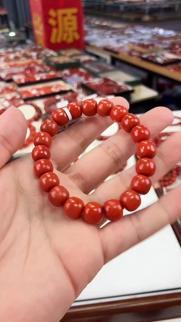 南红玛瑙保山老型手串11+未镶嵌一个/条