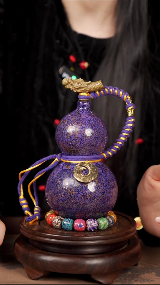 【闪购商品】110易林高端工艺大漆酒葫芦--458