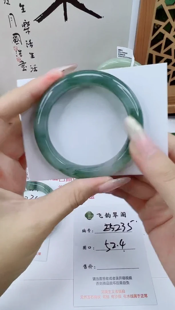 未镶嵌手镯石英质玉235-52/53