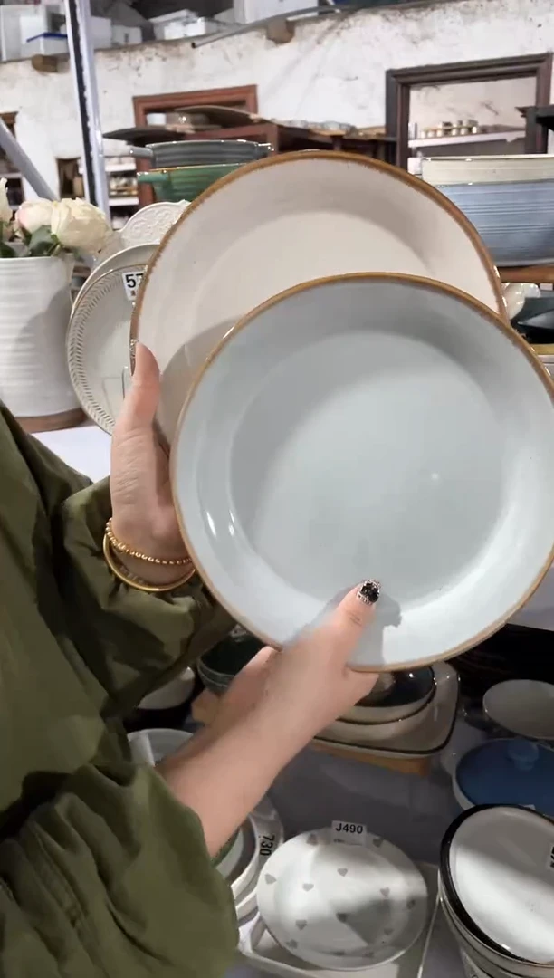 【闪购商品】碗微瑕（2件套）063盘子