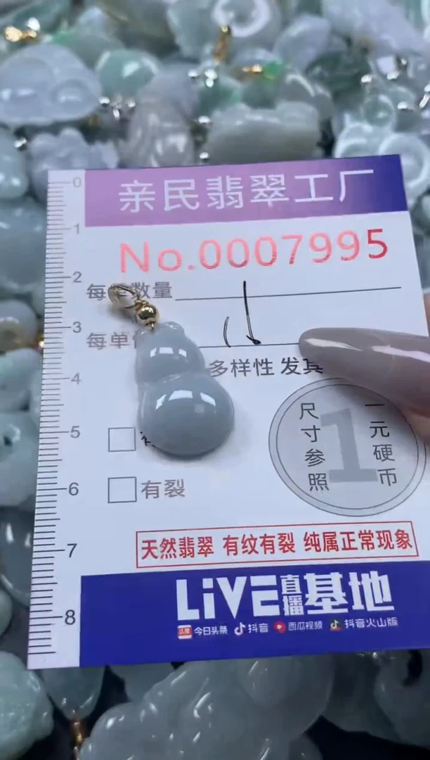 颈饰未镶嵌翡翠7995