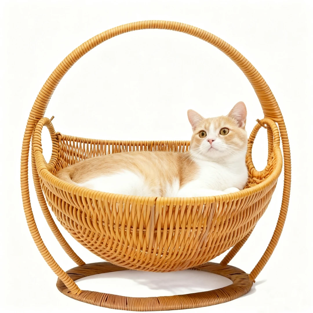 升级款网红特大号摇篮猫窝收纳篮
