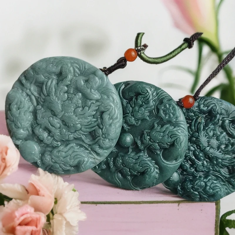 新款蓝水翡翠大号加厚龙牌多样性发货拍一发一