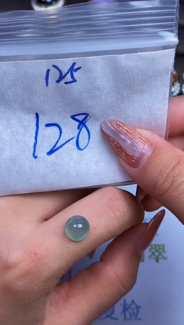 翡翠裸石未镶嵌缅甸天然翡翠A货125