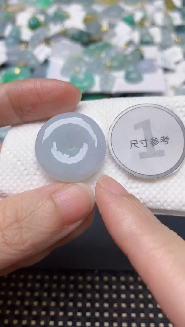 颈饰未镶嵌翡翠天然缅甸A货翡翠