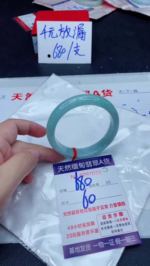 未镶嵌手镯翡翠680.0000