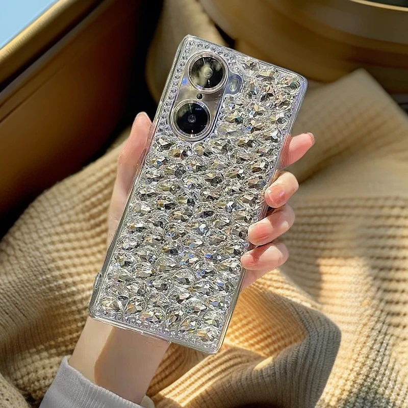 适用小米14手机壳满钻Xiaomi14pro闪钻13全包12防摔11软壳10女k60