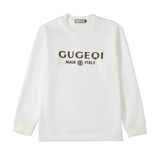 GUGEQI秋冬时尚圆领长袖加绒卫衣-8738
