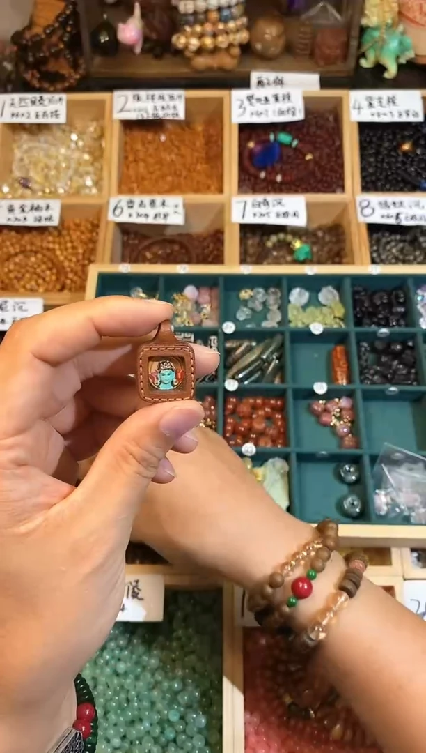 非洲檀香手串/手链大号绿度母擦擦发1