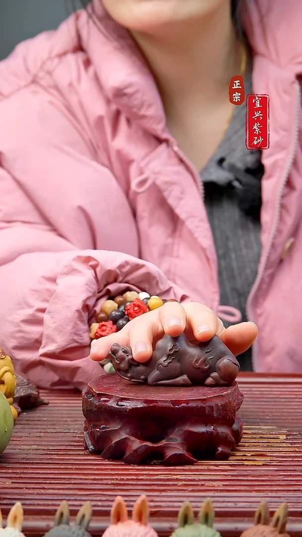 紫砂茶宠宜兴紫砂茶宠摆件