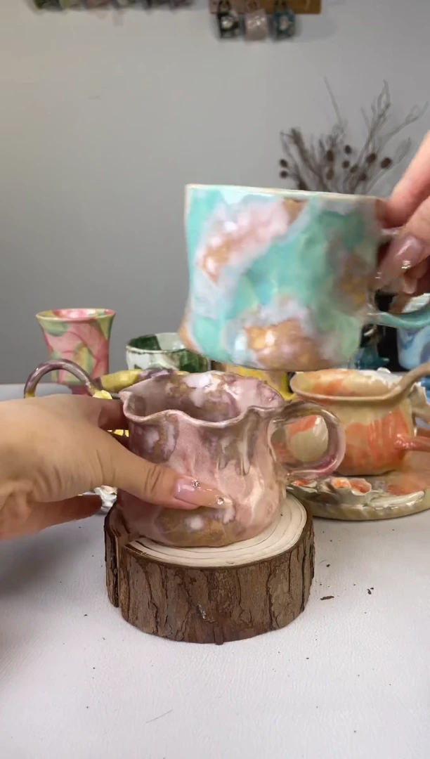 邻****丽沐泽若芳咖啡杯 孤品