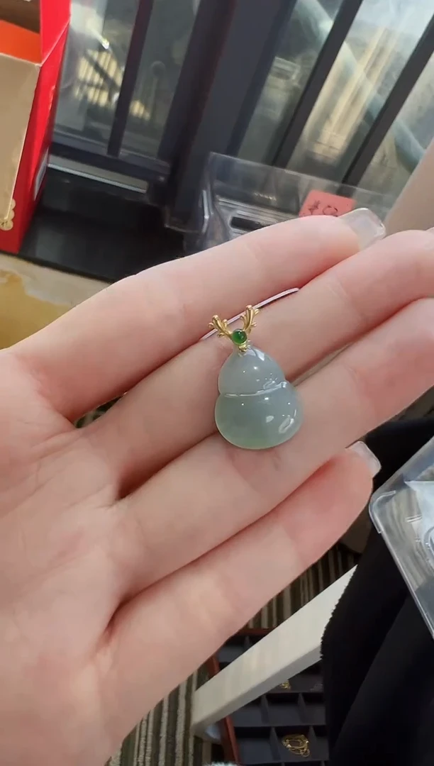 【闪购商品】翡翠颈饰18K金镶嵌DFZ0209-28