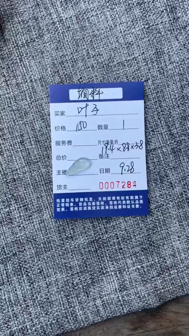 颈饰未镶嵌翡翠羽毛