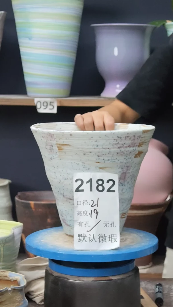 景德镇花盆默认微瑕2182