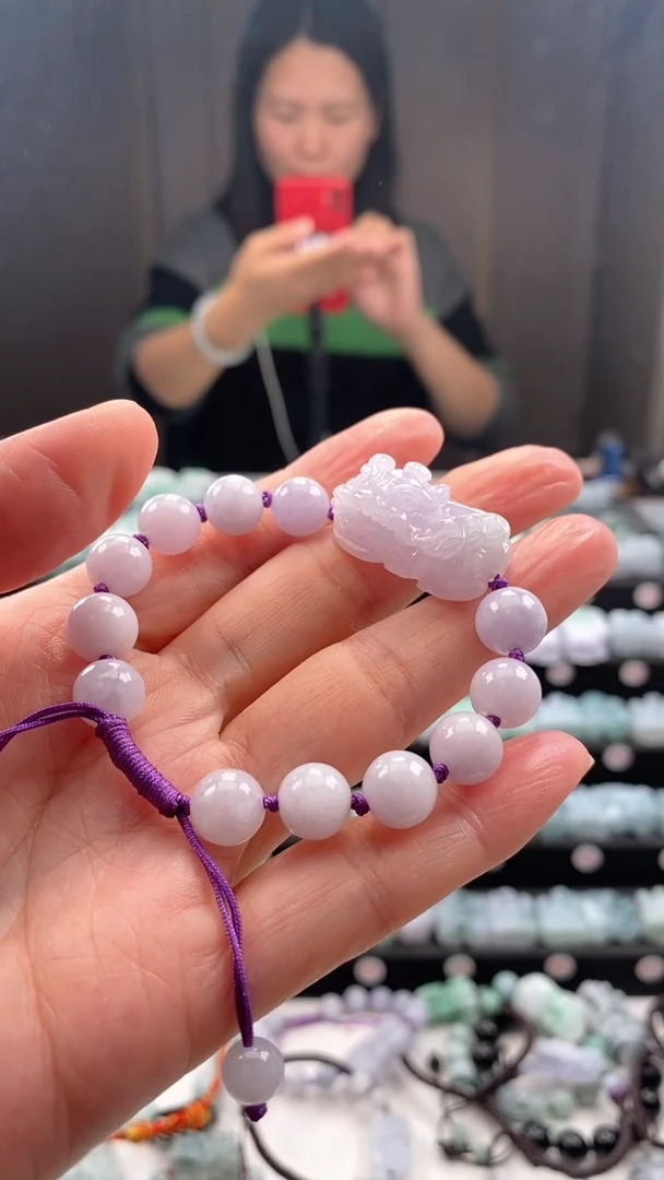 【闪购商品】翡翠手链未镶嵌貔貅手串