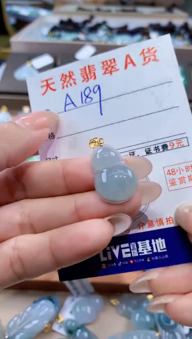 颈饰未镶嵌翡翠天然缅甸翡翠A货挂件