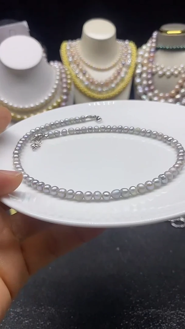 淡水珍珠未镶嵌颈饰分摊