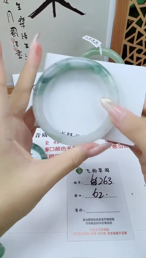 未镶嵌手镯石英质玉263-62/63
