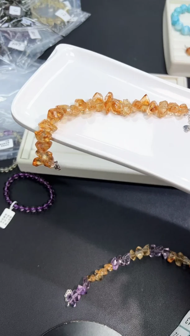 【闪购商品】水晶手串未镶嵌12i多样性发其一/1条默认微瑕