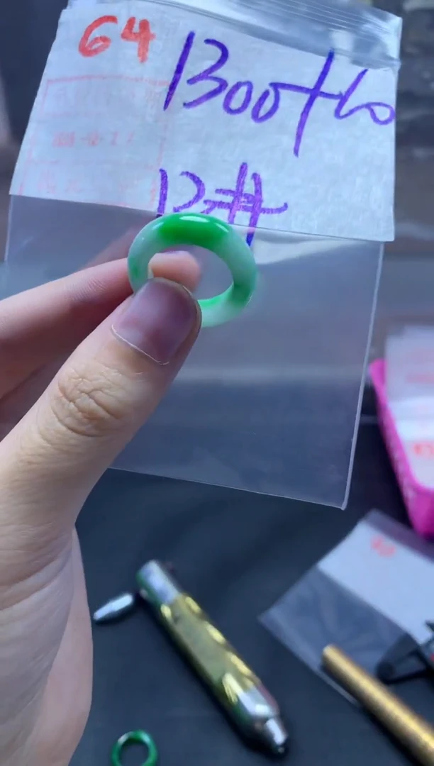 未镶嵌定制翡翠炸*条戒圈12#1310毛货需精细抛光