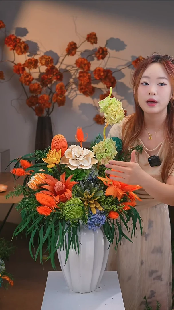 图片款式：单花束+花瓶