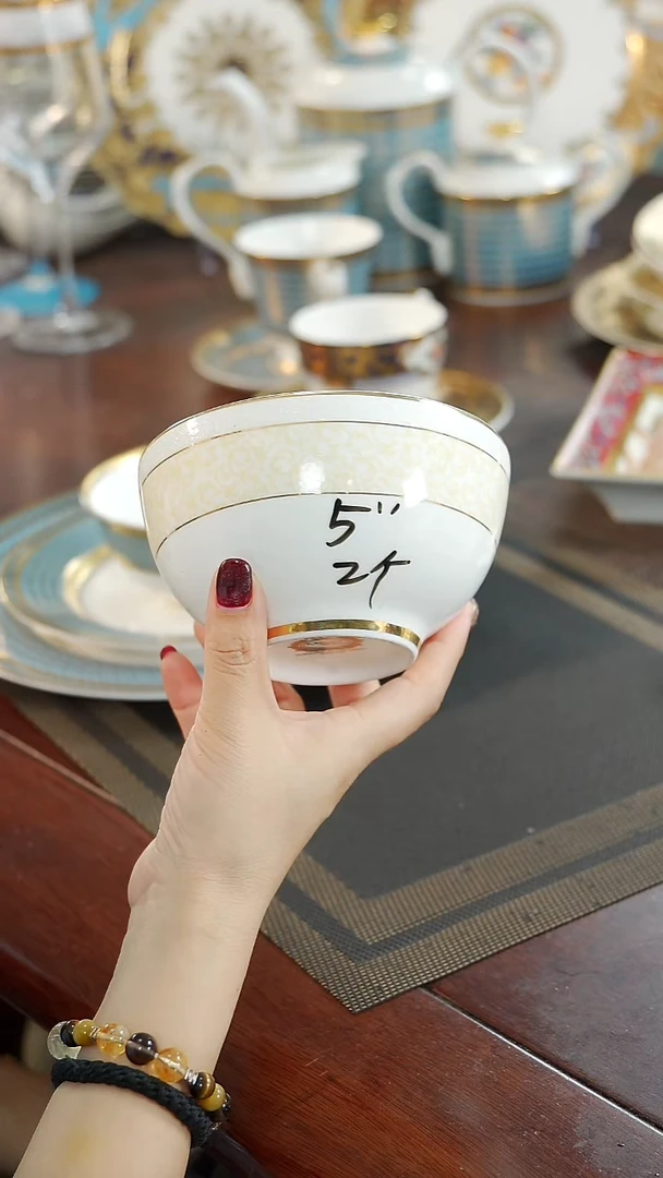 瓷片5英寸饭碗2个 福利价