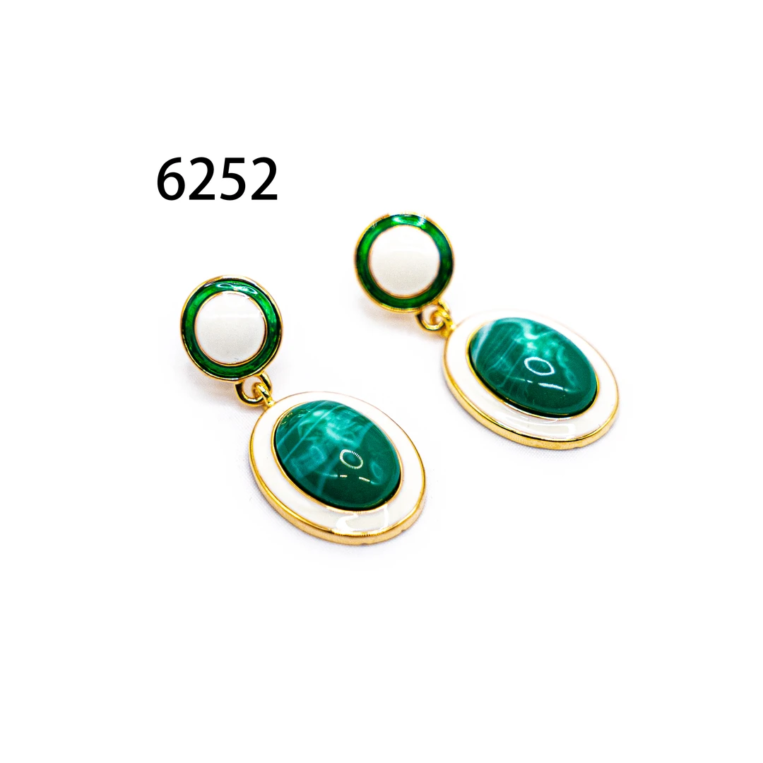 铜合金耳饰 时尚气质轻奢耳环新款小众设计高级感耳饰～6252