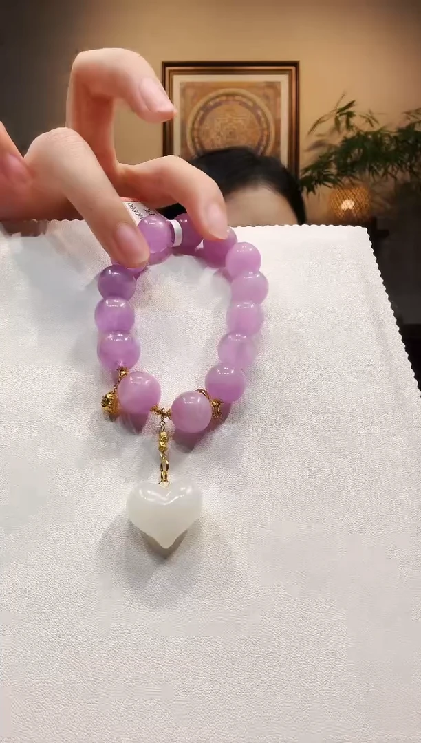 未镶嵌锂辉石手链手链