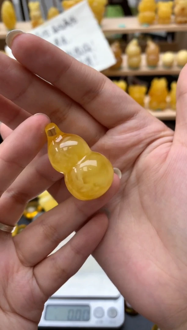 琥珀未镶嵌珠宝奇石029琥珀蜜蜡微瑕坑修补