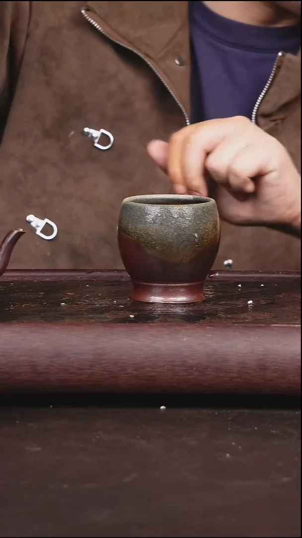茶壶紫砂柴烧 杯