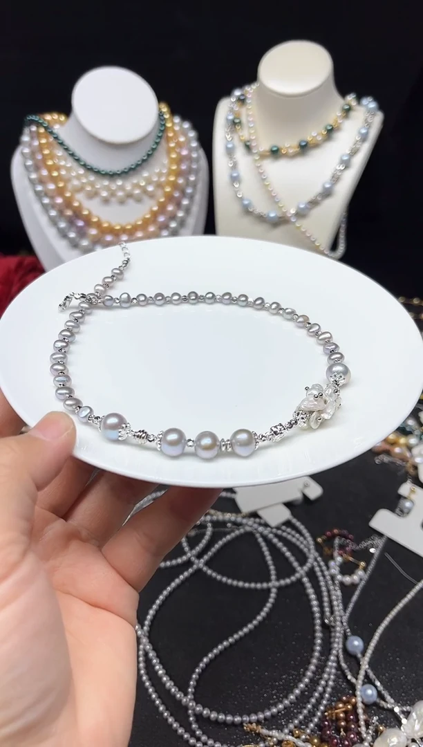 【闪购商品】淡水珍珠颈饰未镶嵌多人