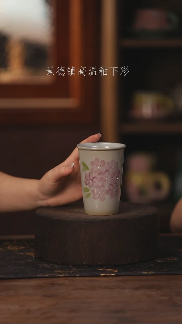 陶瓷景德镇高温釉下手绘陶瓷486