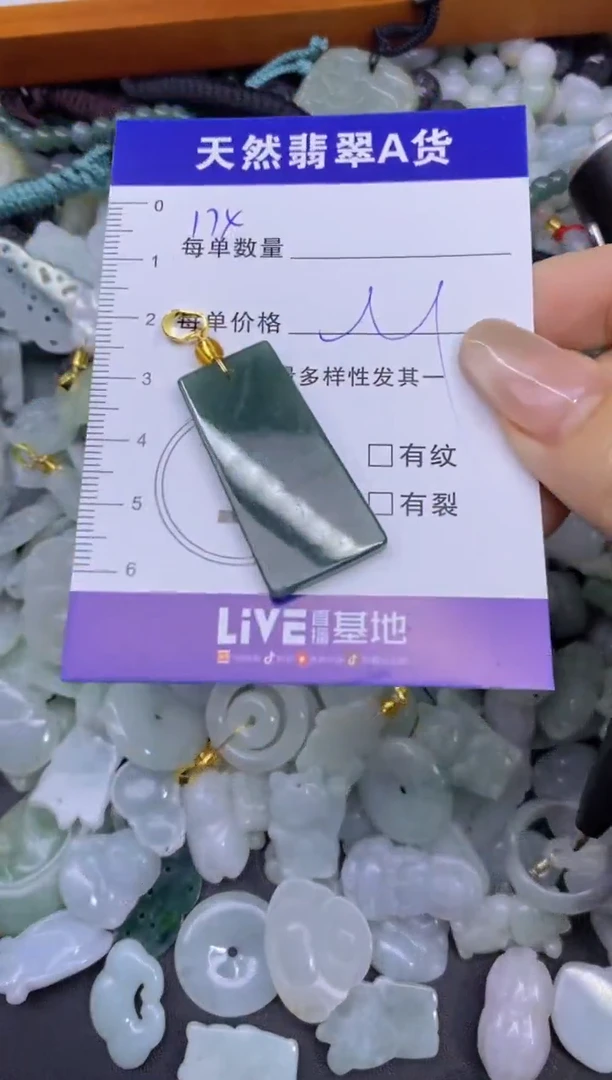 颈饰未镶嵌翡翠天然翡翠A货批量多样性发一件
