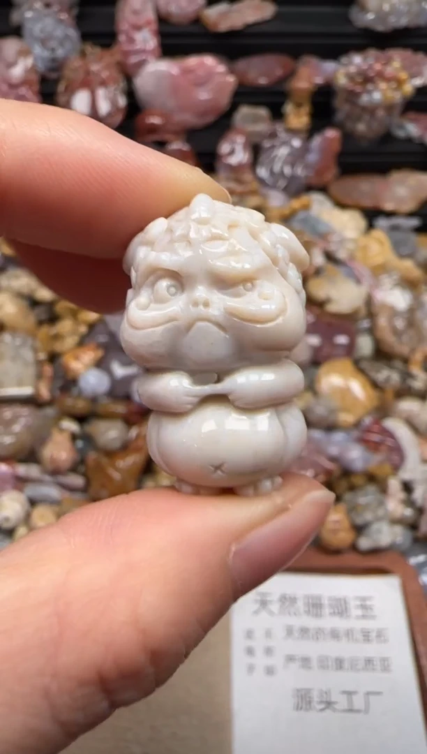 【闪购商品】硅化珊瑚（珊瑚玉）颈饰未镶嵌379