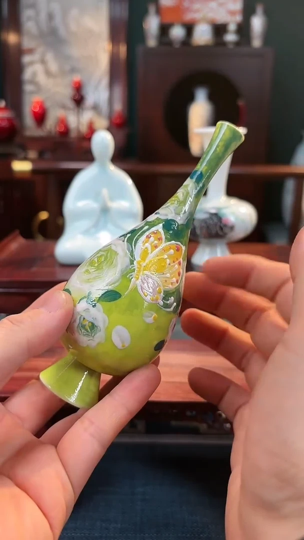 【闪购商品】摆件纯手工手绘原创瓷器