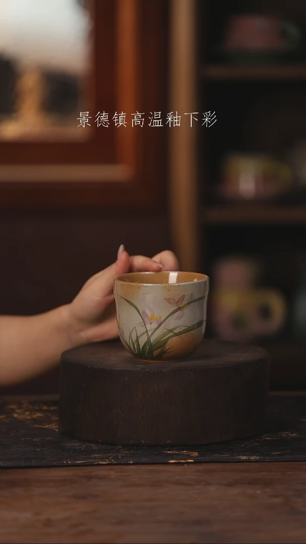 陶瓷景德镇高温釉下手绘陶瓷484