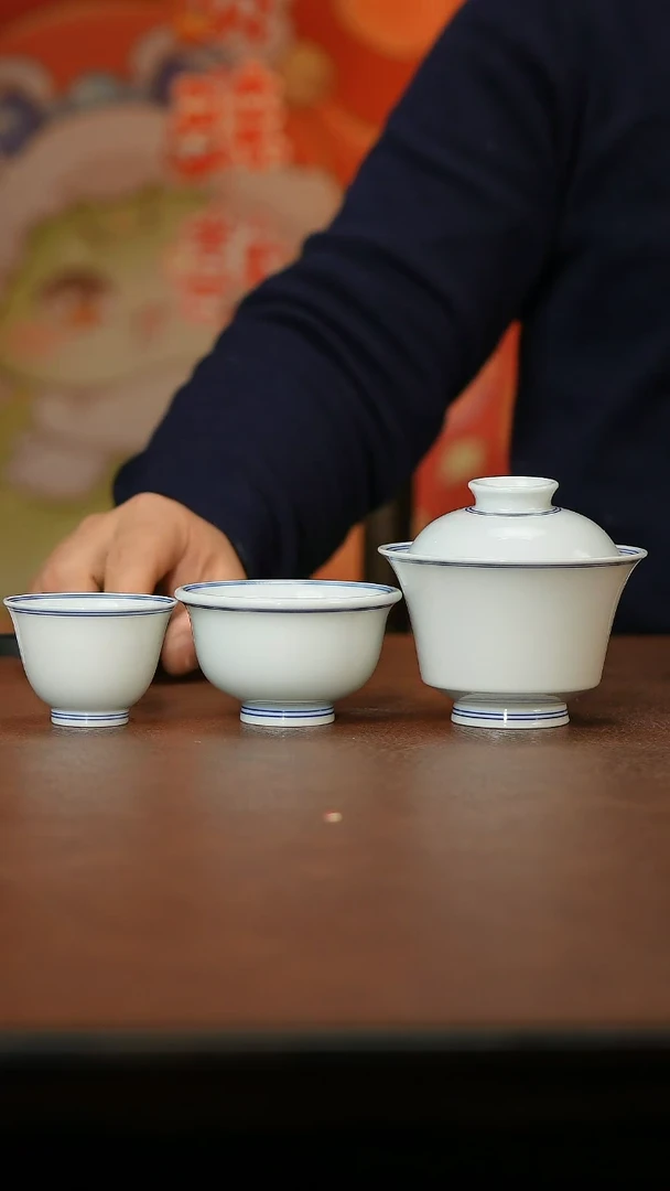 【闪购商品】杯景德镇陶瓷杯盖碗25