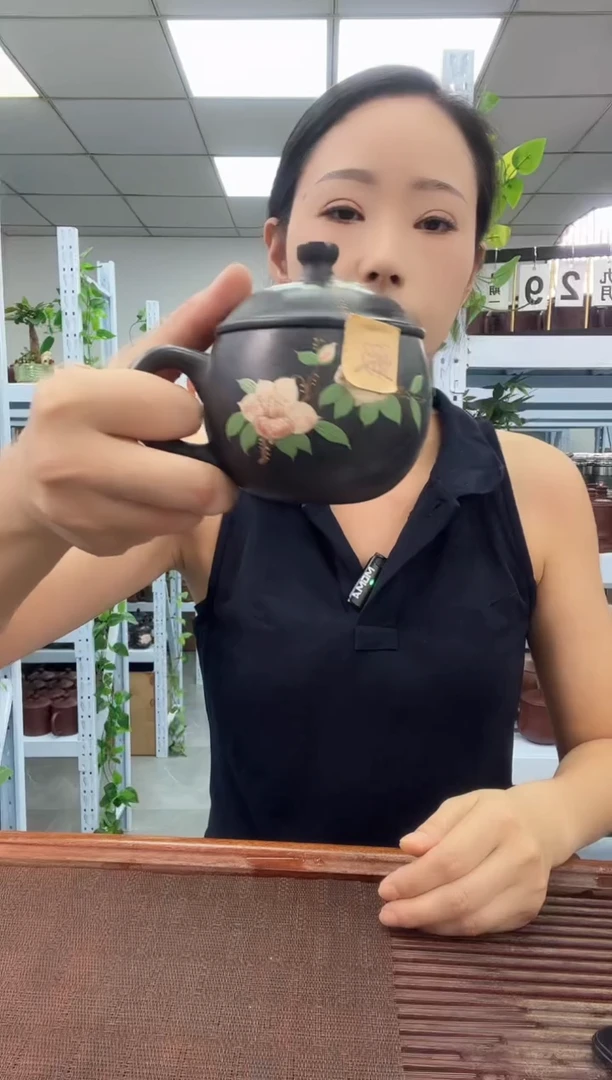 宜兴原矿紫砂全手工盖杯