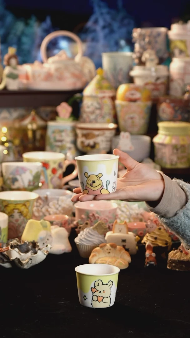 其他陶景德镇釉下彩手绘设计师款陶瓷