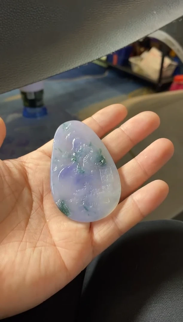 【闪购商品】翡翠颈饰未镶嵌1紫罗兰00999