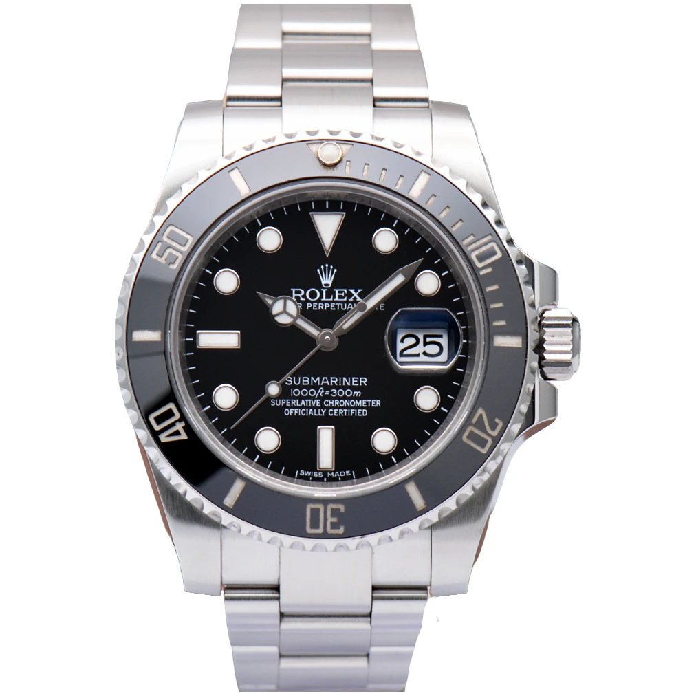 99新 Rolex/劳力士 全套/潜航者116610黑水鬼40mm自动机械男表