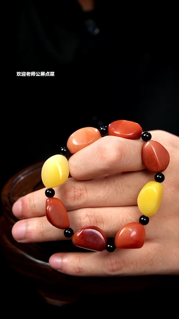 寿山石芙蓉石手串