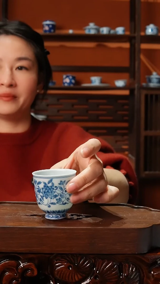 【闪购商品】景德镇镹曰手柴窑手工手绘茶具