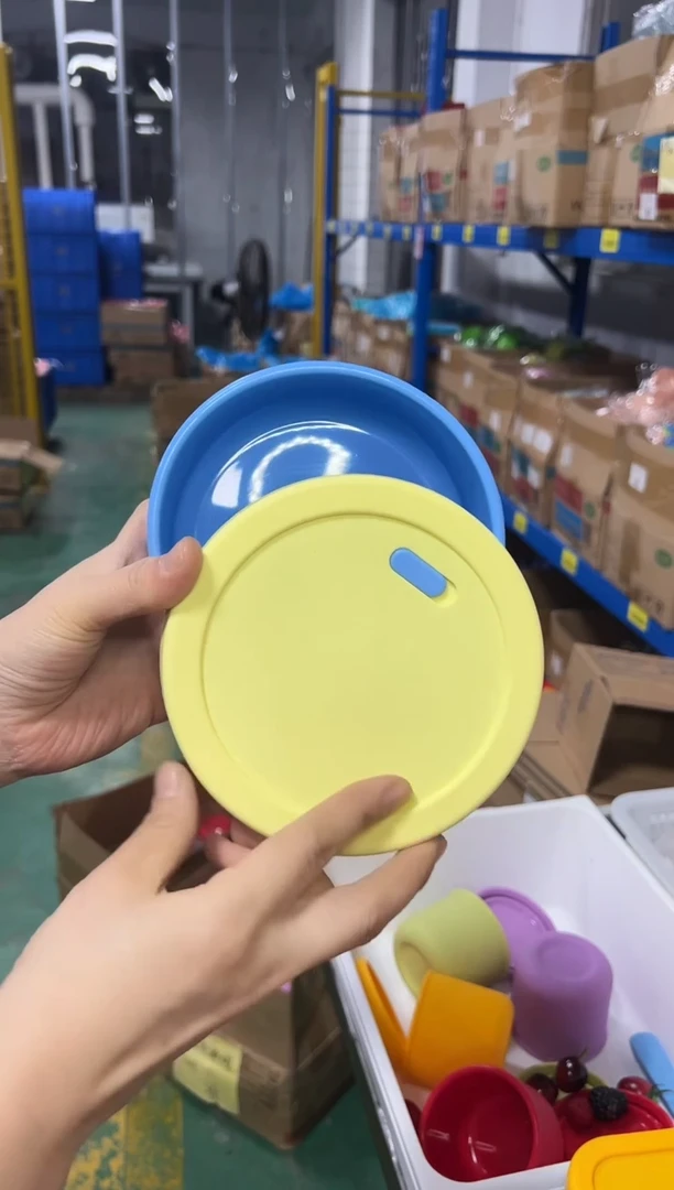 硅胶蓝底黄盖-700排气圆盒