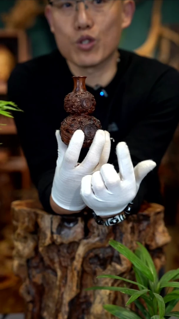 木雷击枣木盘龙葫芦